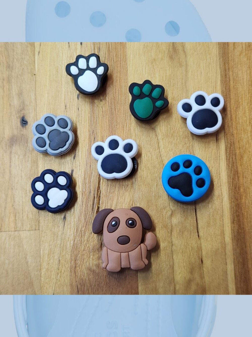Jibbitz Charm Bundle - Paw Prints